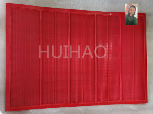 Stone Separation Wear Parts Pu Screen Panel 1040 X 700 Mm