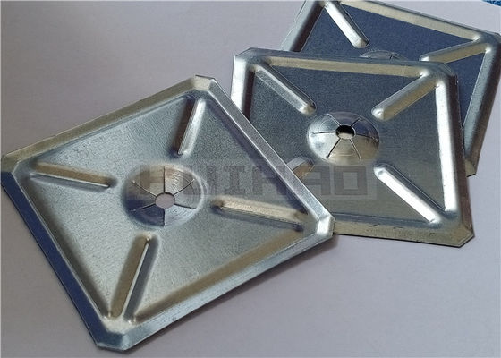 60x60mm Square Self Locking Washer Use To Fasten Stud Welding Insulation Pins