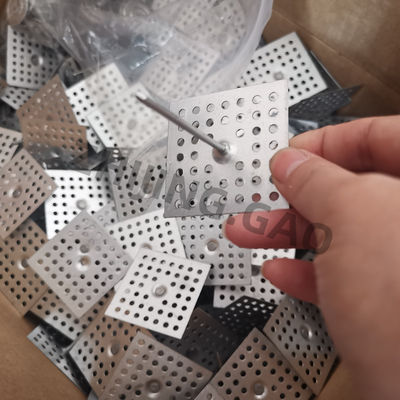 aluminum Steel Perforated Base Spindle Insulation Anchors