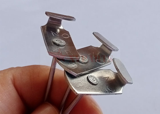 2mm Square Head Lacing Anchors 63mm Length With Self Locking Washers