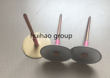 HVAC System Parts Speed Beveled Cupped Head Steel Pins, Cupped Head Weld Pins For Auto Welding Resistance Equipment