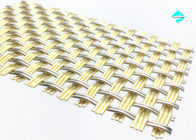 Architectural Mesh In Stainless Steel, Metal Mesh with Woven Pattern 3.7m L
