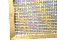 PVD Color Metal Frame Room Drivider With Steel Rigid Decorative Weave Fabric