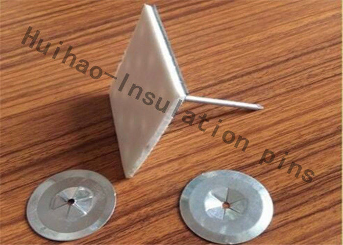 Double Face Tape Self Adhesive Insulation Pins 12Ga Dia With Clip Fix