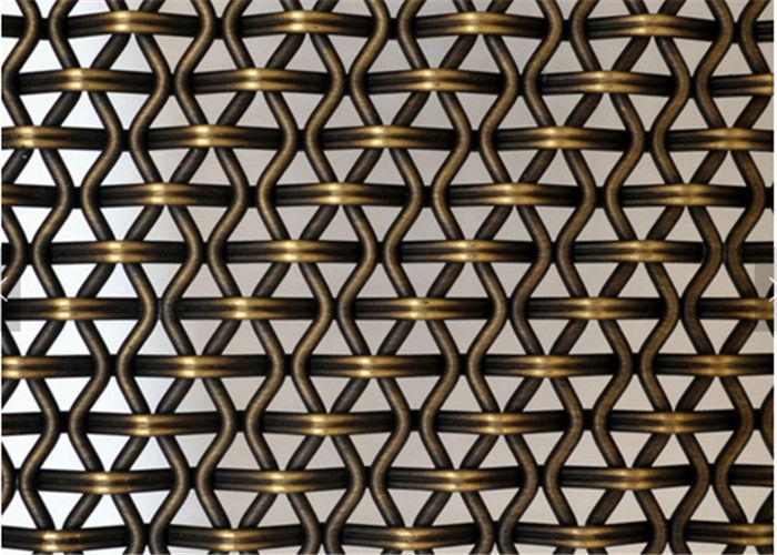 Mesh Rigid Stainless steel Architectural Wire Mesh For Decorative Wall