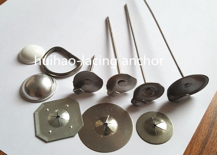 Stainless Steel Insulation Anchor Pins With Hook For  Fixing Insulation Blankets