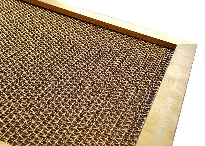 Frame Edge Architectural Wire Mesh For Interior Exterior