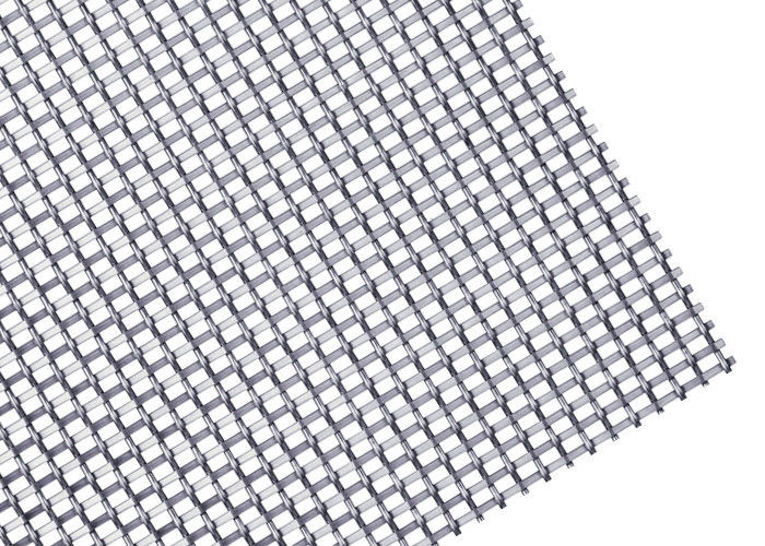 Ss Crimped Weave Decorative Wire Mesh For Wall Staircases Isolation Screen