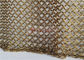 12mm Metal Ring Mesh Curtain Easy To Install For Hotel Decoration