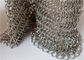 Stainless Steel Chain Mail Metal Mesh Curtains 0.53x3.81mm For Fire Guard Screens