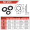 m2 Internal Tooth Star Lock Spring Quick Washer Push On Speed Nut Assortment