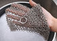 Ss316 Welded Chain Mail Scrubber Kitchen Tools Cleaner