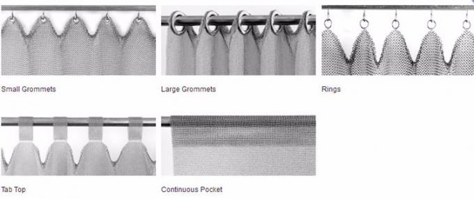 Ring Dia 1 0 X 20mm S Hook Metal Mesh Drapery With Flat Wire For