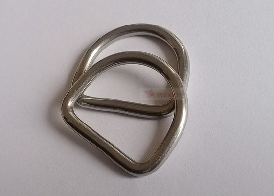 Steel Welded Type 25x30mm Stainless D Ring For Reusable Insulation Blanket