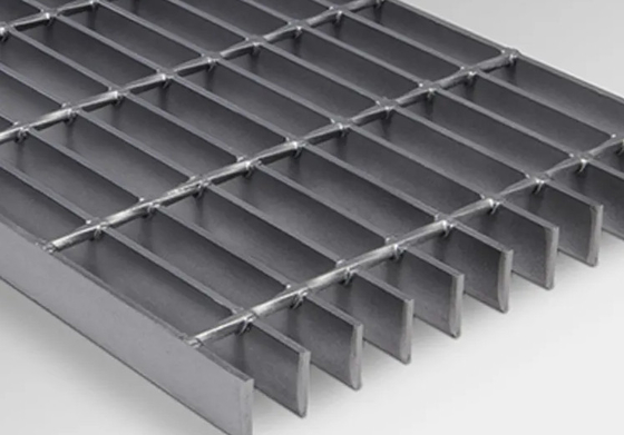 Anti Slip Compound Galvanized Steel Toothed Serrated Steel Grating 32 X 5 Mm