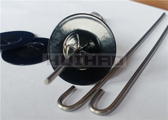 304 Stainless Steel Solar Panel Welded Wire Mesh Clips 2.0x100mm With Self Locking Washers