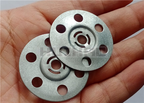 35mm Insulation Metal Fixing Washer Discs Galvanized Steel For Tile Backer Boards