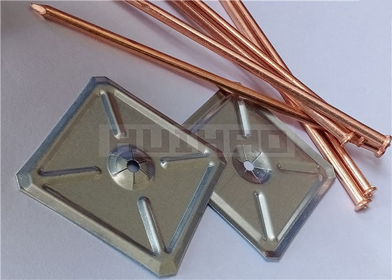 5x160mm Cd Stud Welding Insulation Pins With Square Self Locking Washers For Thermal Insulation