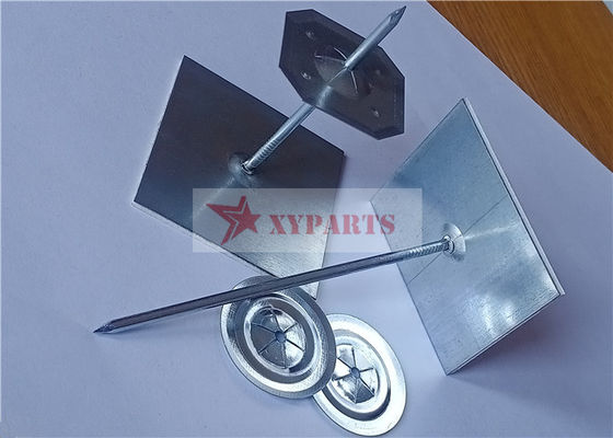 Galvanized Steel Self Adhesive Insulation Pins To Secure Rockwool Insulation