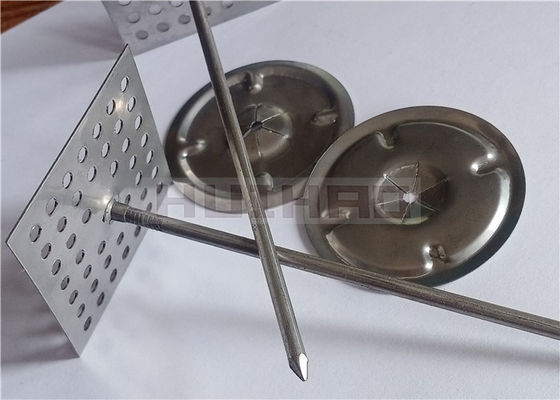 2-1/2&quot; Perforated Base Insulation Hangers Fixing Acoustic Insulation Materials