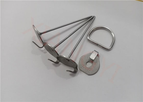 2 ½&quot; X 14g Stainless Steel Lacing Anchors For Fastening Lagging To Exhaust Systems
