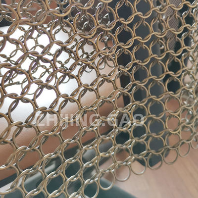 Bronze Color Metal Alphamesh Ring Mesh 18 Mm