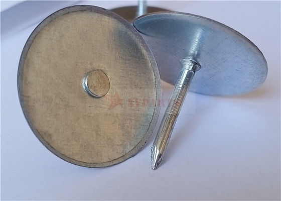 12 Gauge Capacitor Discharge Cup Head Weld Pins For Fastening Insulation Onto A Metal Surface
