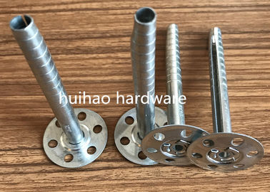 Metal Expansion Insulation anchor Pins With 35mm Perforated Head For Fixing Celotex