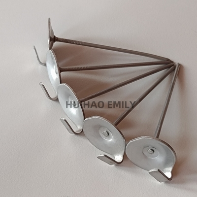 14Ga Stainless Steel 304 Lacing Anchors Insulation Pins For Removable Blanket Pads
