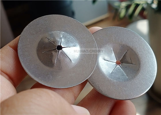1-1/2" 38mm Round Flat Self Locking Washers Stainless Steel 304 To Fasten 12 Gauge Thermal Insulation Pins