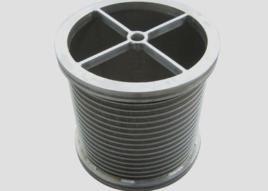 Reversed Johnson Wedge Wire Rotating Drum Screen Tube For Municipal Wastewater