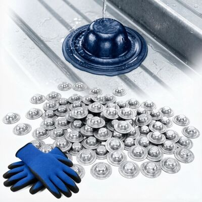 36mmx11mm Metal Waterproof Roofing Screws Cap Cover Roofing Hex Self-Drilling Screws