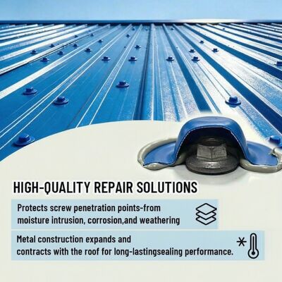 35mm Waterproof Metal Roof Screw Cap Cover Colorful Corrugated Roofing Sheet