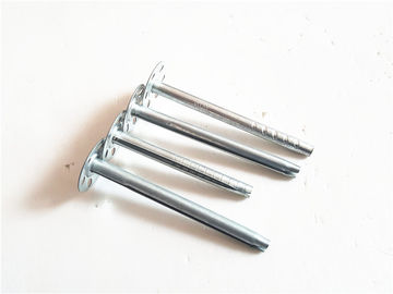 Galvanized Steel Metal Insulation Plugs , Rock Wool Insulation Pins M8 x 110