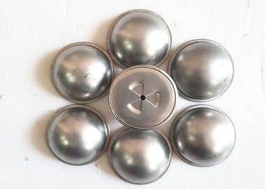 12 Gauge Aluminum Dome Cap 1-1/2" With Stainless Steel Self Locking Washer Inserted