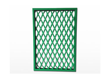 Spray Paint Tensile Frame Expanded Aluminum Mesh For Building Facades Panel