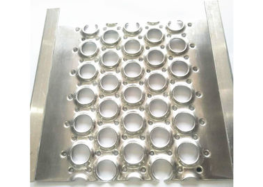 5&quot; Depth Round Hole Metal Grtp Strut Grating Panel For Anti Skid Walkway