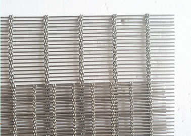 Stainless Steel 316 Architectural Wire Mesh For Blind Metal Drapery Wall