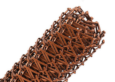 Paint Copper Color Link Weave Stainless Steel Weld Mesh Decorative For Room Dividers
