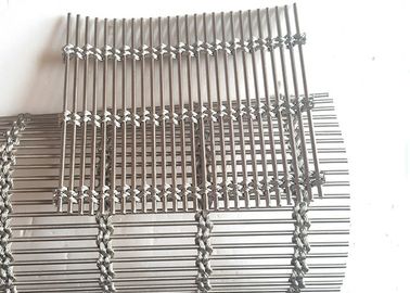 4M Width Decorative Flexible Stainless Steel Rope Mesh For Metal Draperies Walls