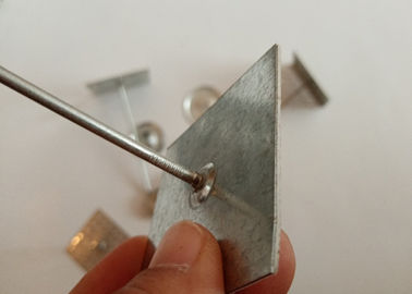 Mild Steel Square Base Self Adhesive Insulation Pins For Hvac System
