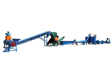 Waste Recycling Plastic Crusher Machine PET Bottle Cleaning With Strong Power