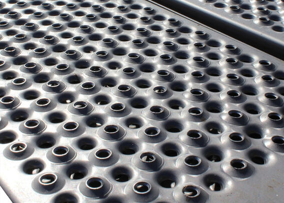 2mm Perforated Round Hole Grip Strut Grating For Stair Platform EN Standard