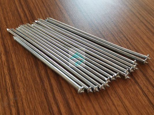 2.7 X 75MM Aluminium CD Weld Pins With Flat Head, 10Ga  X 110mm CD Stud Welding Nails With Self Locking Washer