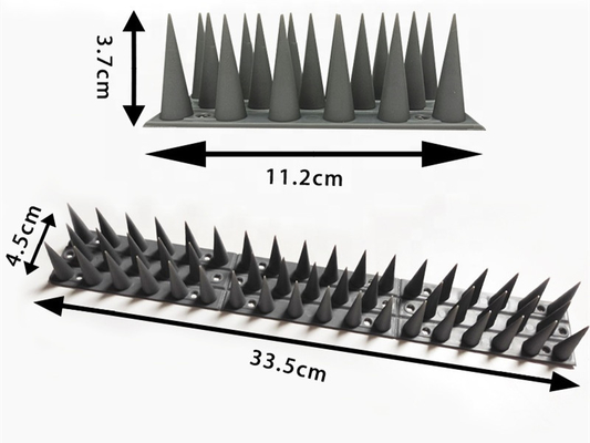 Plastic Fence Wall Anti Climb Bird Deterrent Spikes Use Design On Rooftops Fence