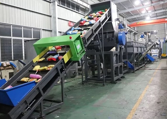 Environment Protection Car Battery Plastic Recycling Line For Pe Pp Abs Pc Ps