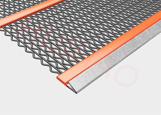 Replacement Wear Parts Self Cleaning Screen Mesh For Crushed Stone Applications