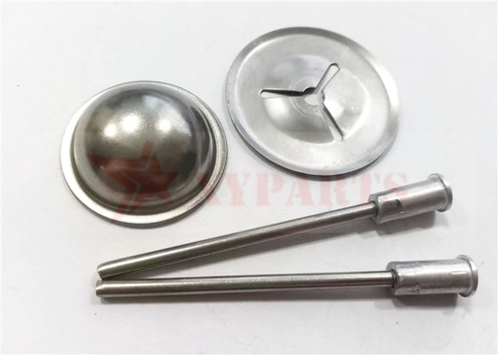 3x65mm Aluminum Base Stud Welding Pins Bi Metallic Insulation For Marine Industry