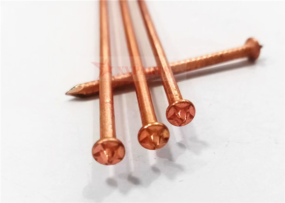 Copper Coated Ms Cd Stud Welding Pins 3mm X 85mm To Fix Insulation Materials