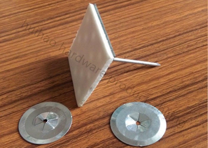 Steel Self Adhesive Insulation anchor Pins 6-1/2 " For Flexible Duct ...